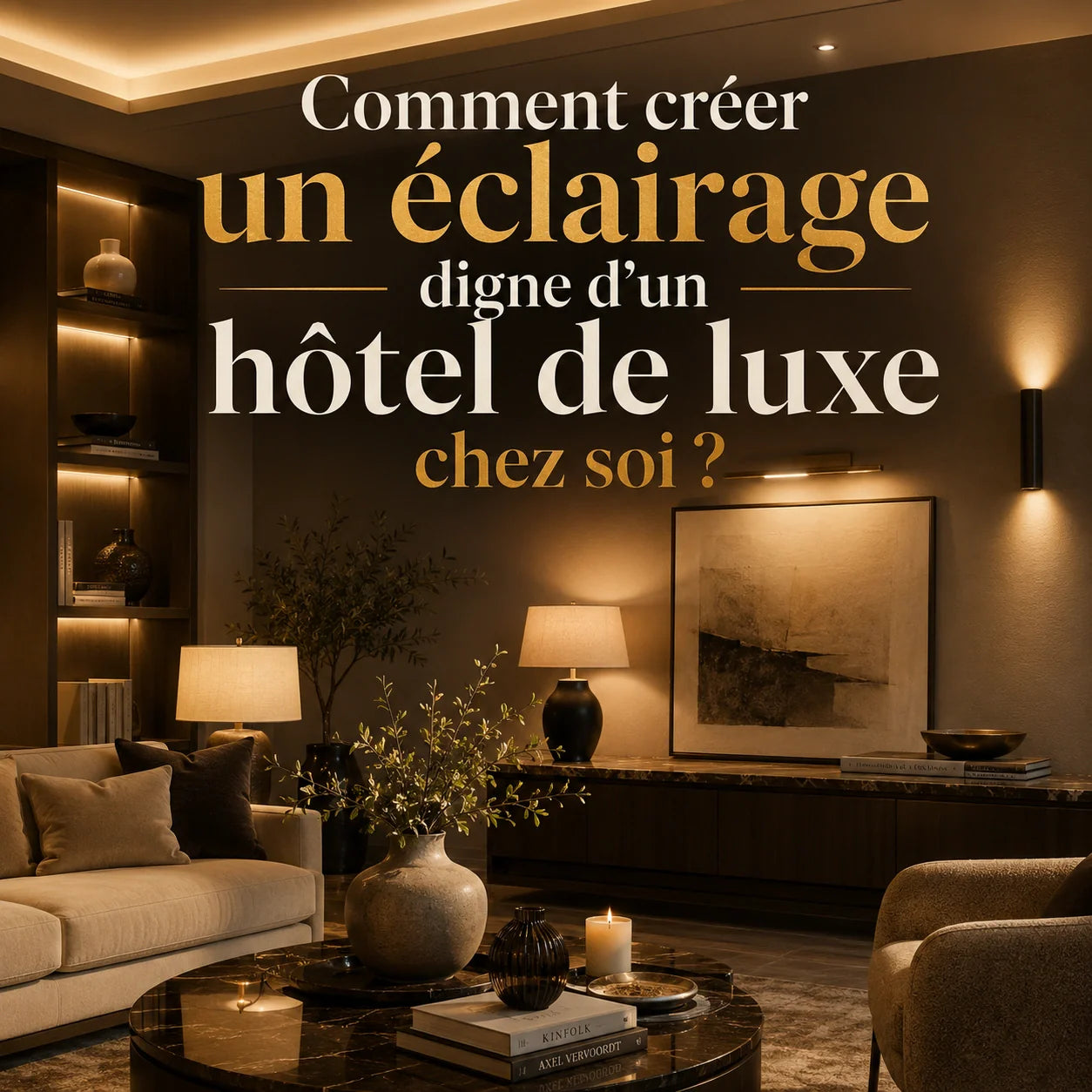 Comment créer un éclairage digne d’un hôtel de luxe chez soi ?