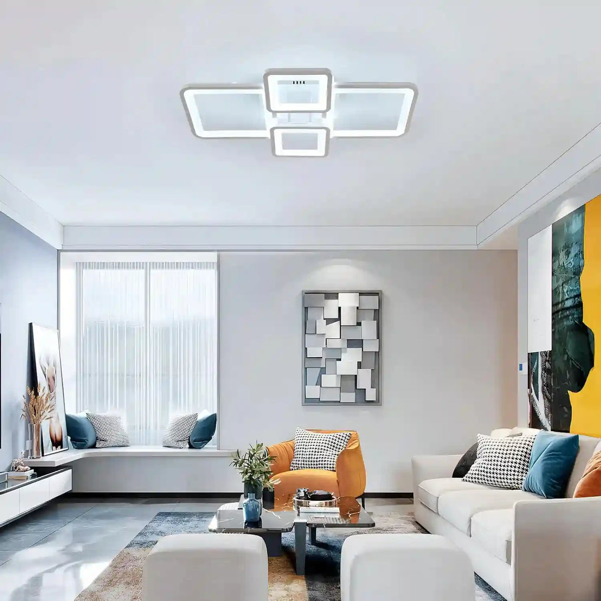 Plafonnier LED | Moderne Dimmable avec Télécommande design