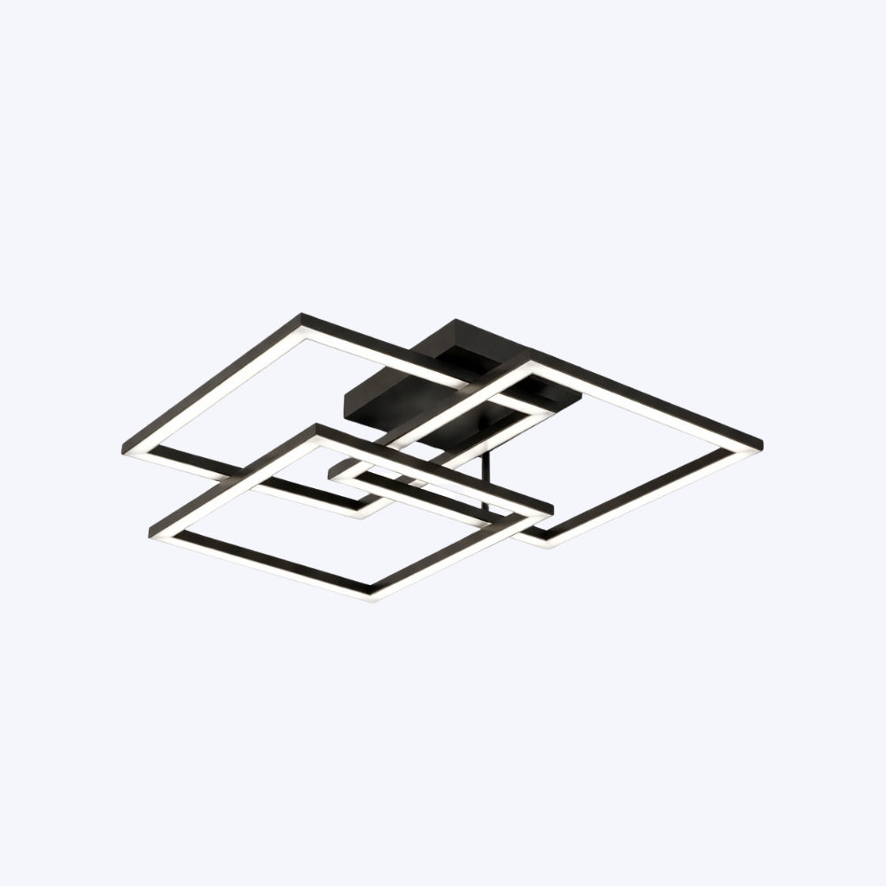 Plafonnier LED | Carré Moderne Dimmable avec Télécommande