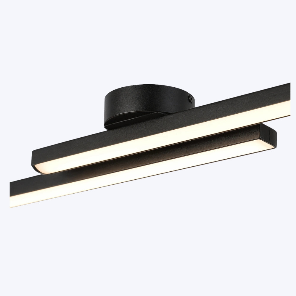 Plafonnier LED | Barre Aluminium Design Moderne Couloir Bureau Élégant