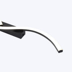 Plafonnier LED | Design Noir Élégant salon et chambre