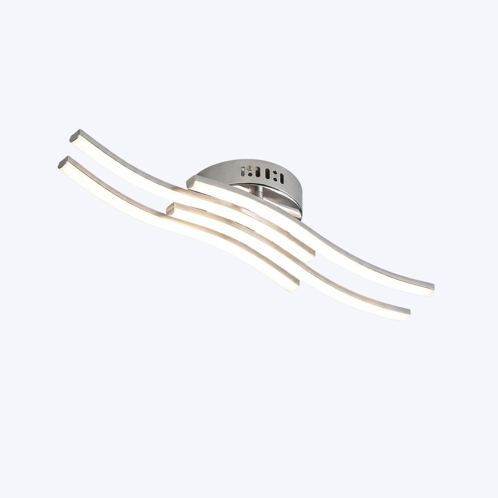 Plafonnier LED |  Vague Moderne 24W Lumière Naturelle | cuisine salon chambre