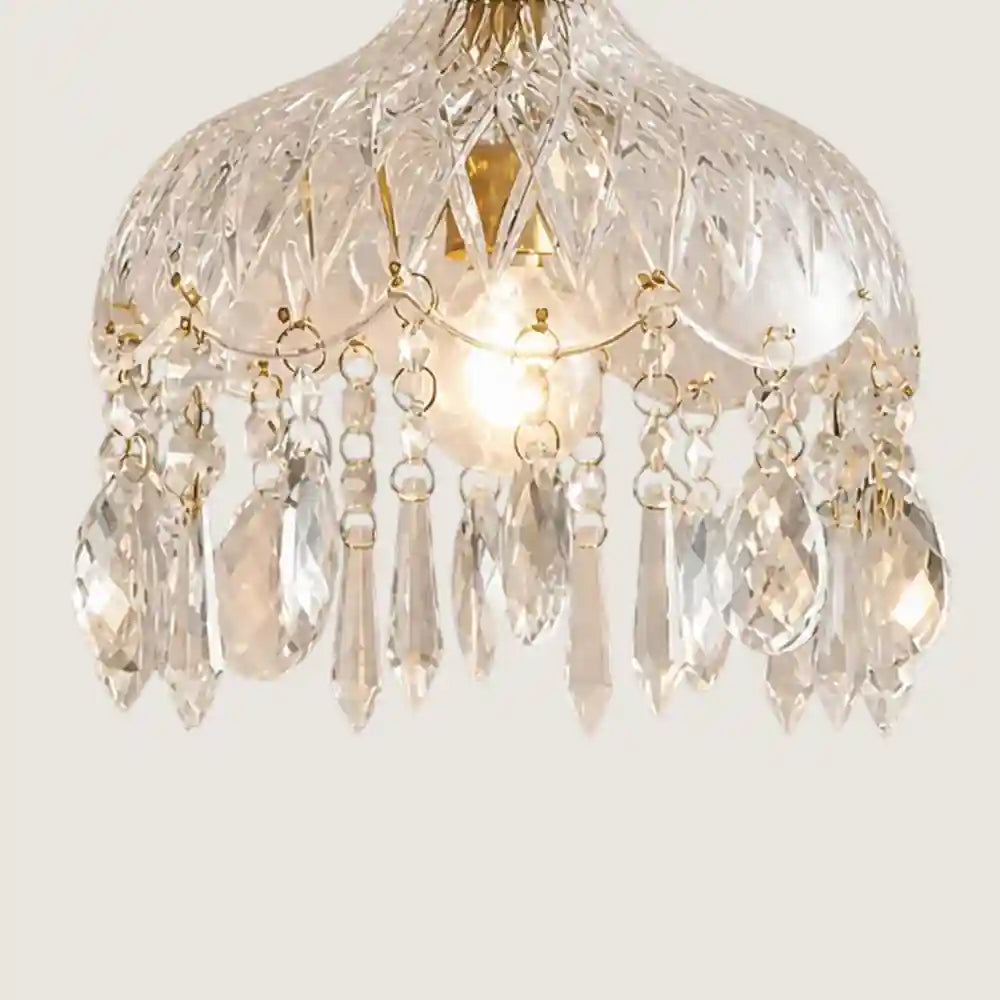 Lustre en verre -  Suspension Rétro Français chic