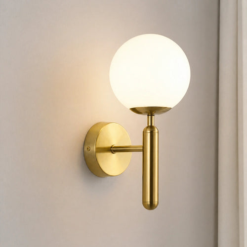 Applique murale  LED - Noir et doré