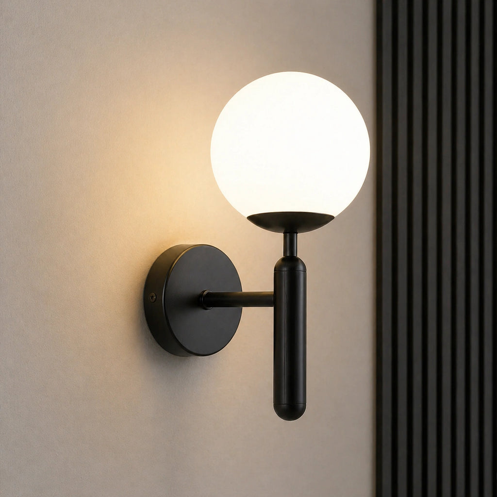 Applique murale  LED - Noir et doré