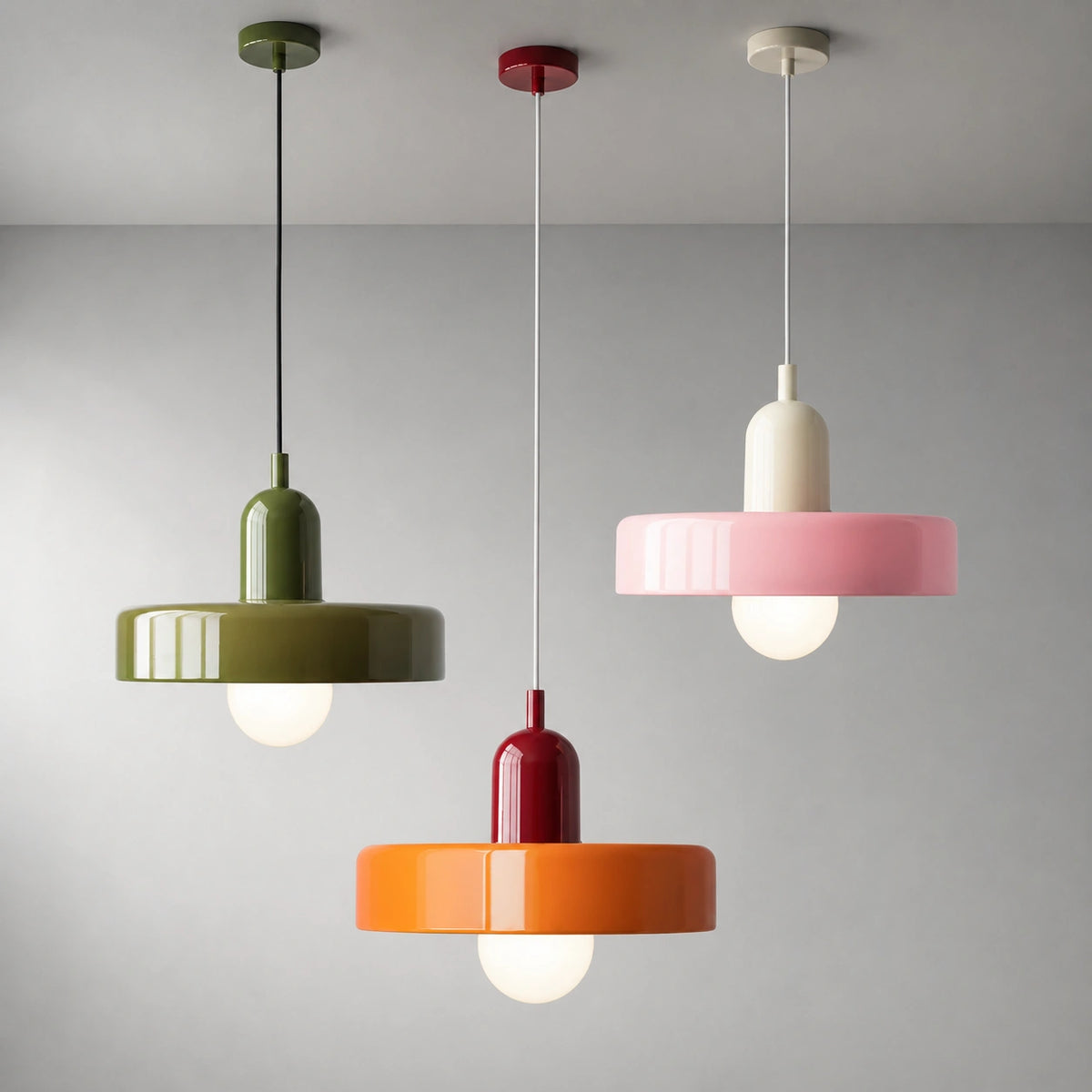 Lustre en verre coloré | Milo Design