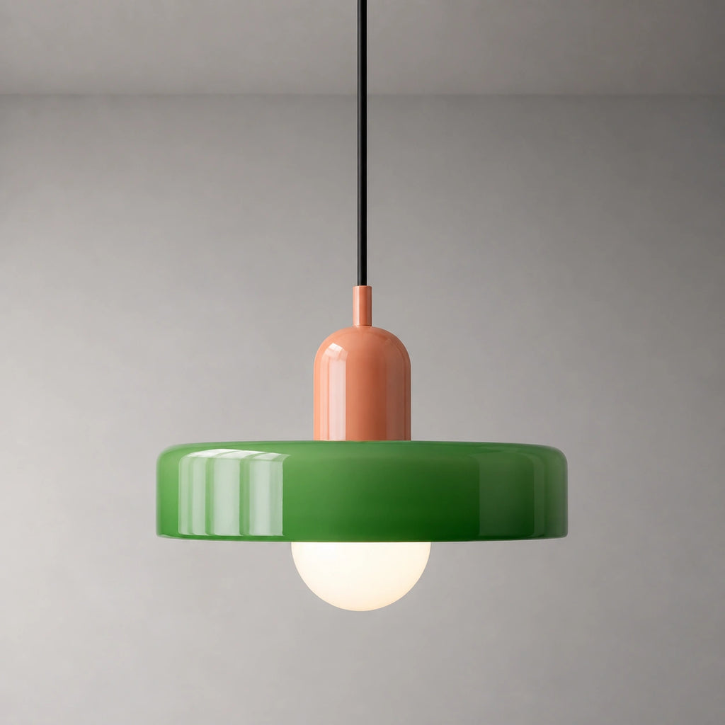 Lustre en verre coloré | Milo Design