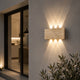 Applique Extérieure Pierre Naturelle | LED Travertin Architectural