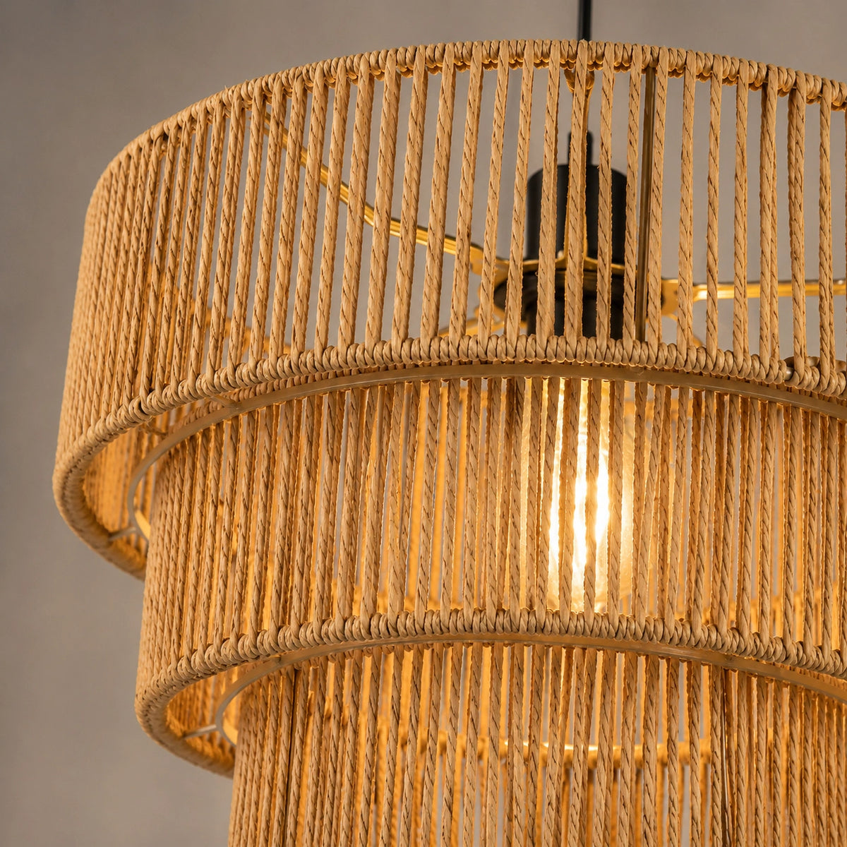 Suspension Rotin | Japandi Naturelle