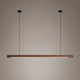 Suspension Japandi Bois Ovale | design épuré