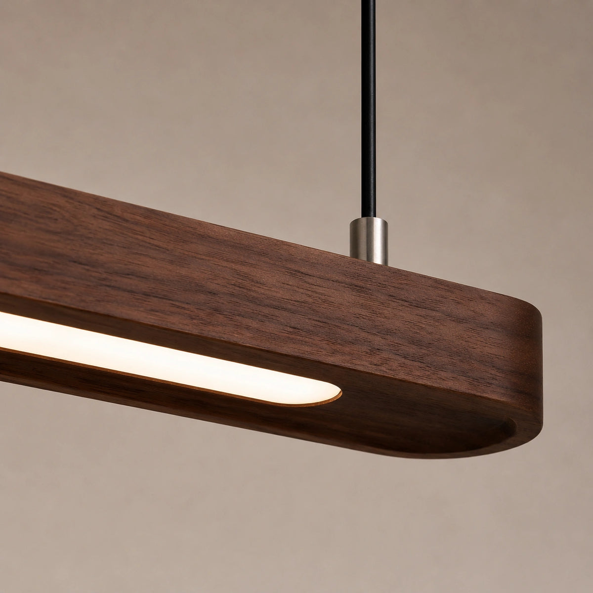 Suspension Japandi Bois Ovale | design épuré