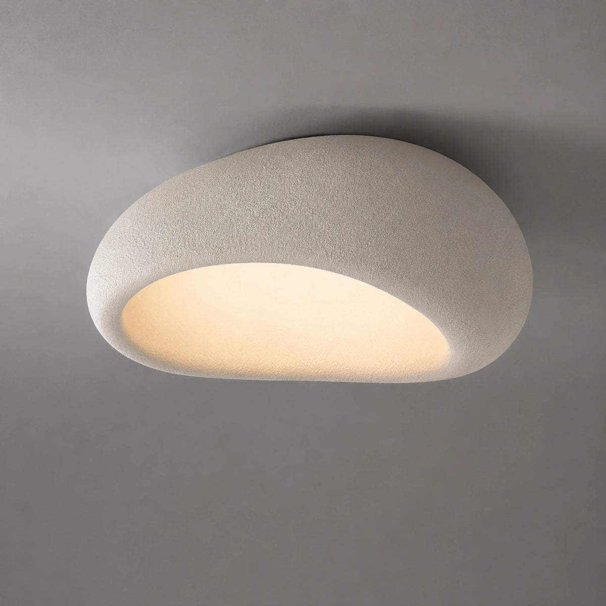 Plafonnier wabi-sabi, design en pierre | Aira