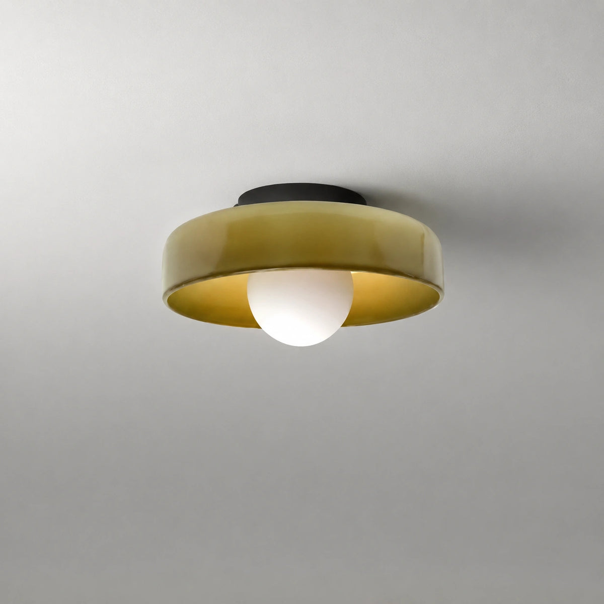 Plafonnier en verre -  Multicolore Style Vintage