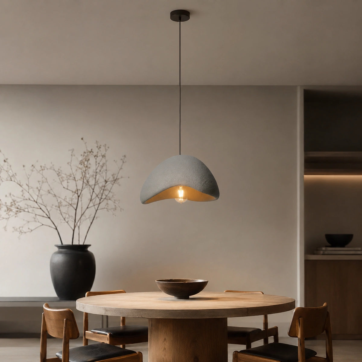 Suspension wabi-sabi pierre, Style un | Kubo