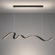 Suspension LED - Artistique Design Italien Noir Haut de Gamme