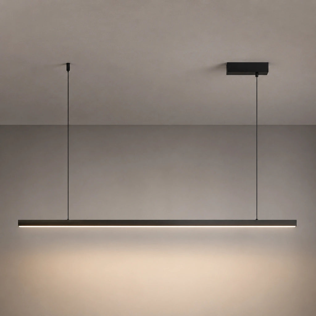 Suspension LED Design Italien Noir Mat Minimaliste