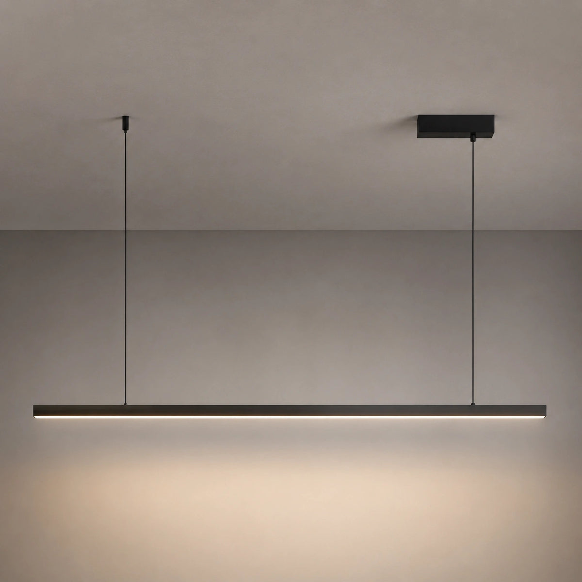 Suspension LED Design Italien Noir Mat Minimaliste