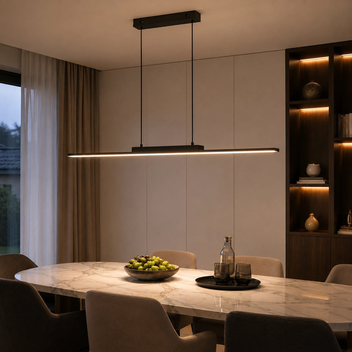 Lustre noir design | Vexo