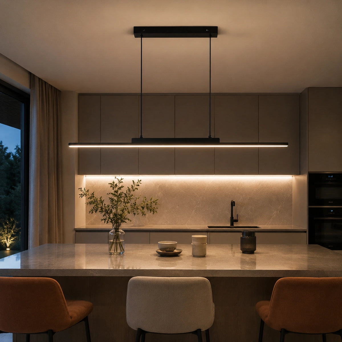 Lustre noir design | Vexo