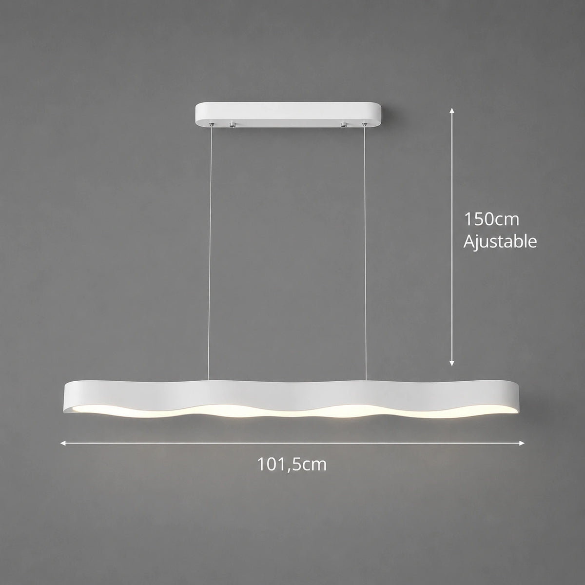 Lustre blanc - Design Élegant