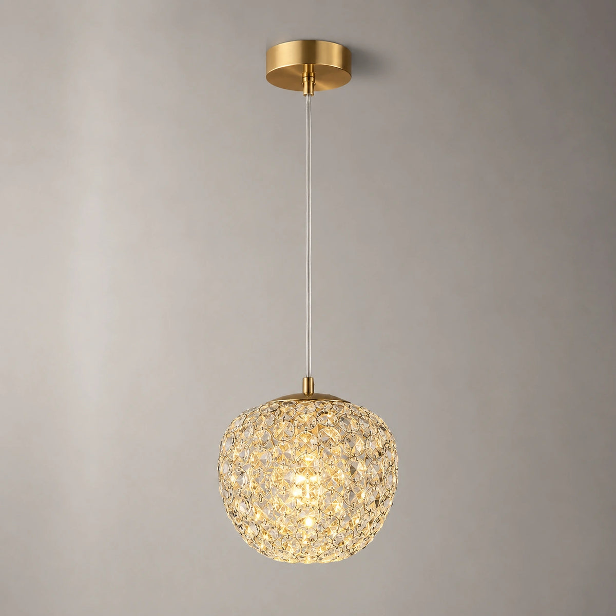Lustre en verre - pissenlit