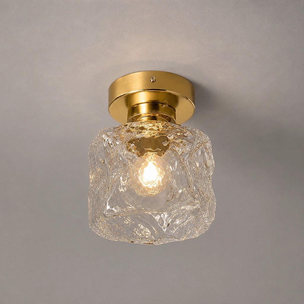 Plafonnier en verre - style Crystal