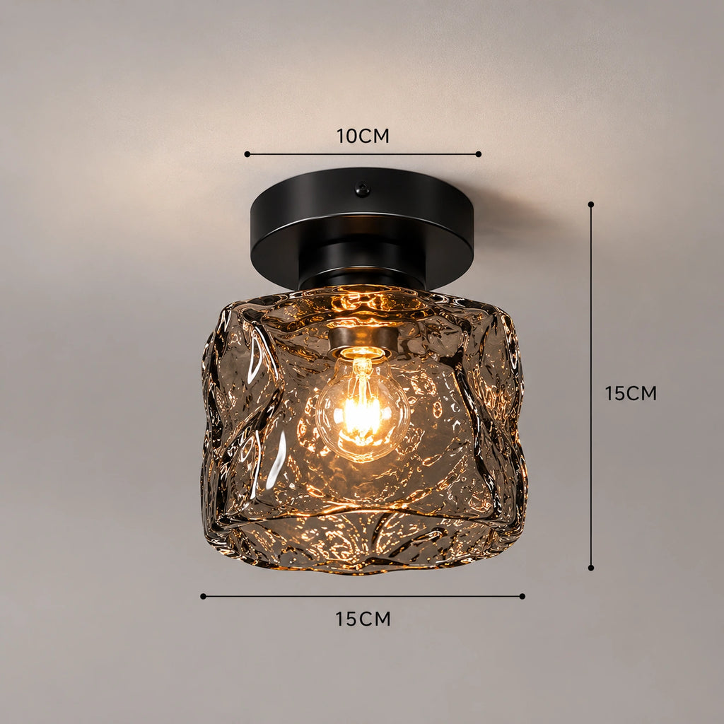 Plafonnier en verre - style Crystal