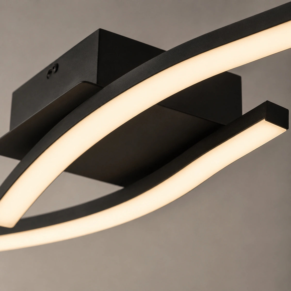 Plafonnier noir - Design industriel Élégant