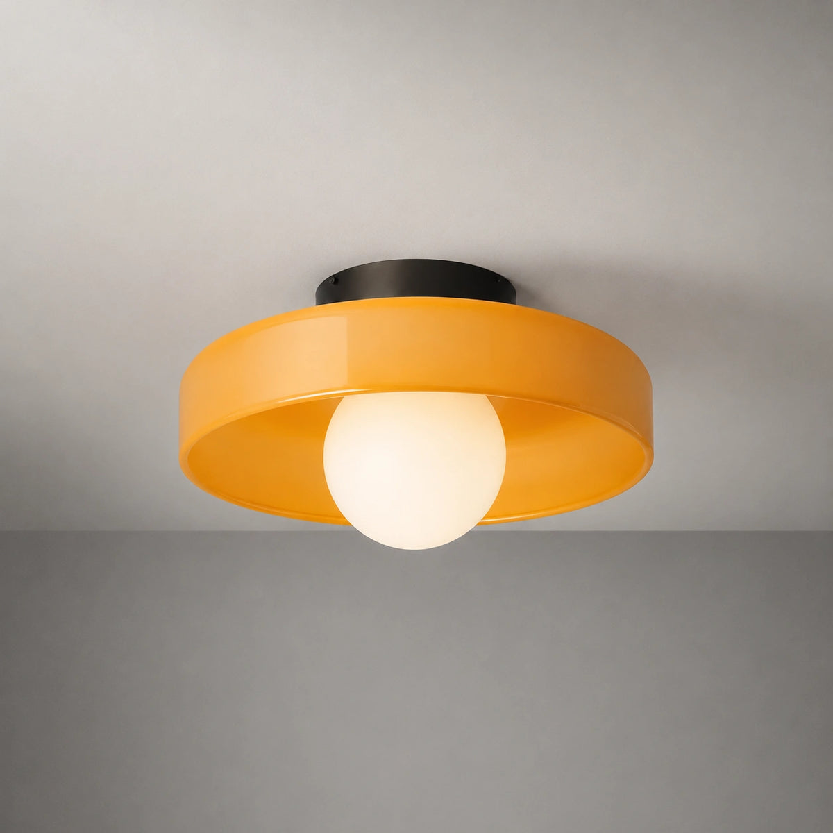 Plafonnier en verre -  Multicolore Style Vintage
