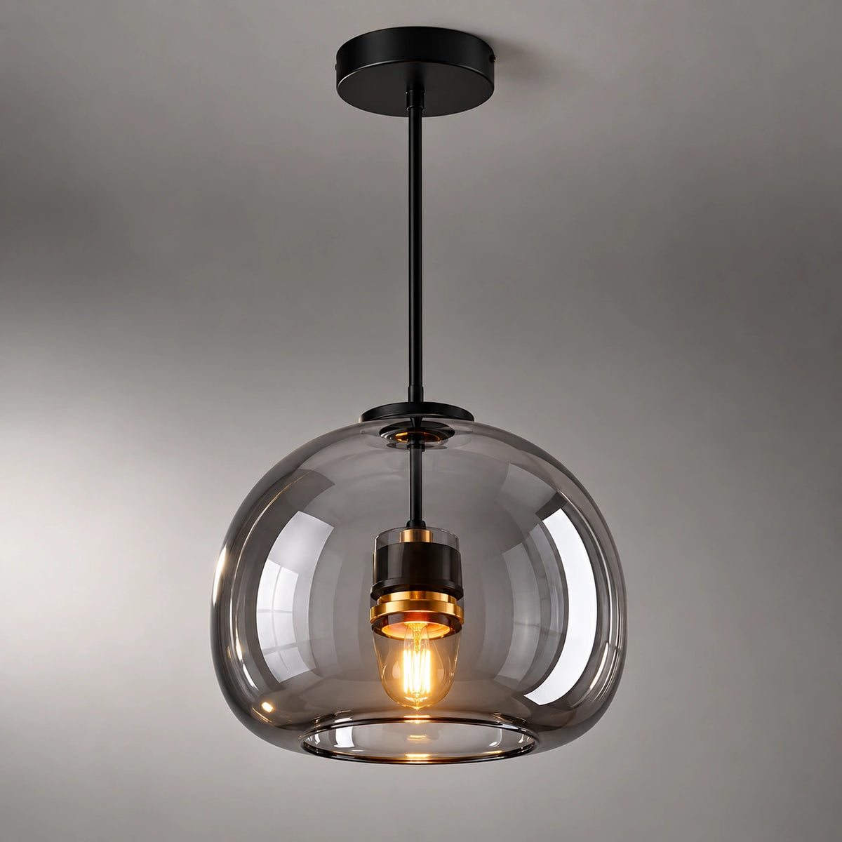 Lustre en verre - Cognac Design  Élégant