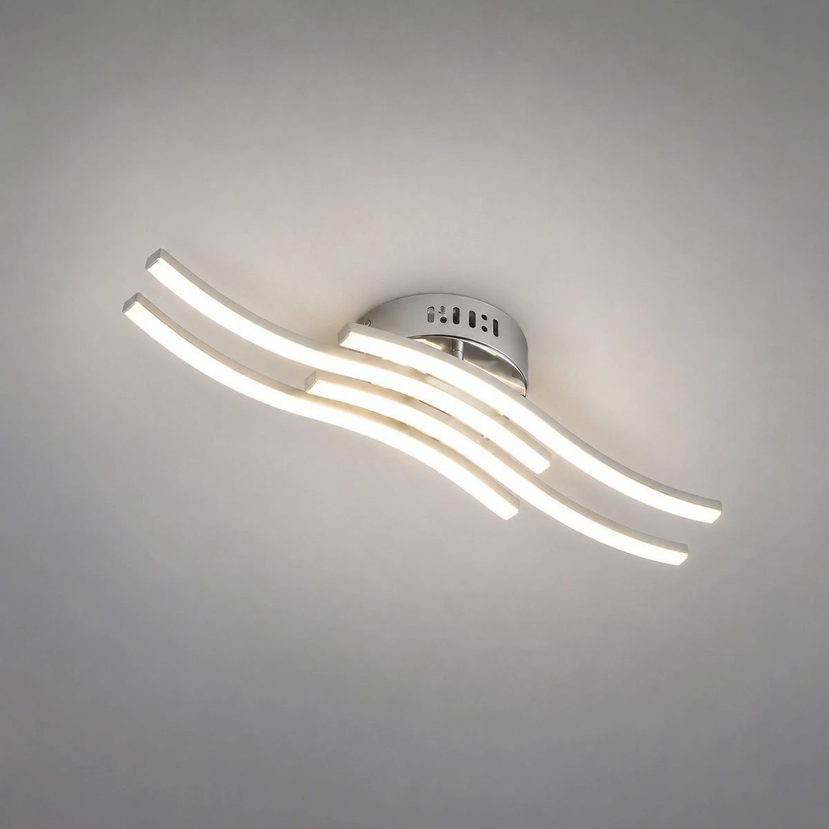 Plafonnier LED |  Vague Moderne 24W Lumière Naturelle | cuisine salon chambre