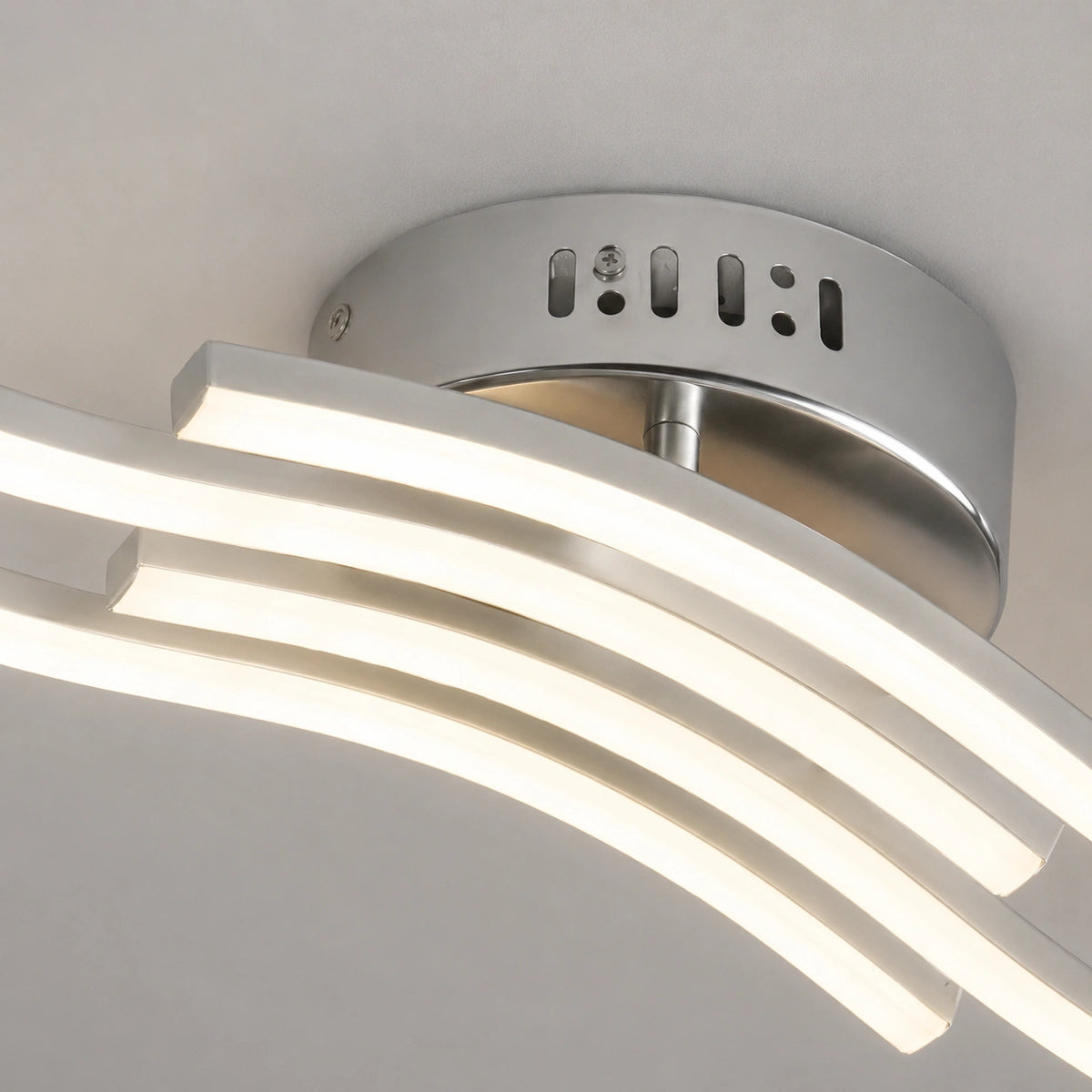 Plafonnier LED |  Vague Moderne 24W Lumière Naturelle | cuisine salon chambre