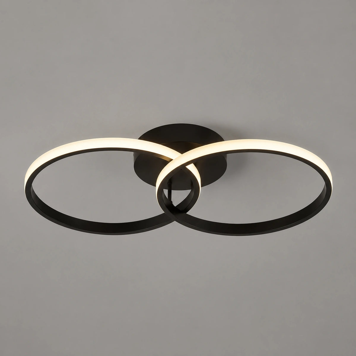 Plafonnier LED | Double Anneau Moderne