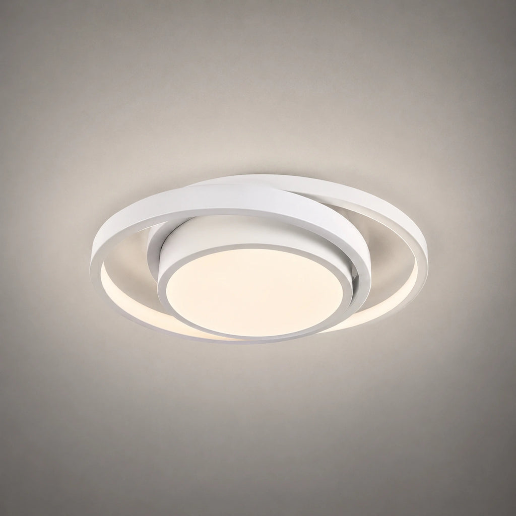 Plafonnier cuisine, salle de bain | Rond Blanc  Moderne
