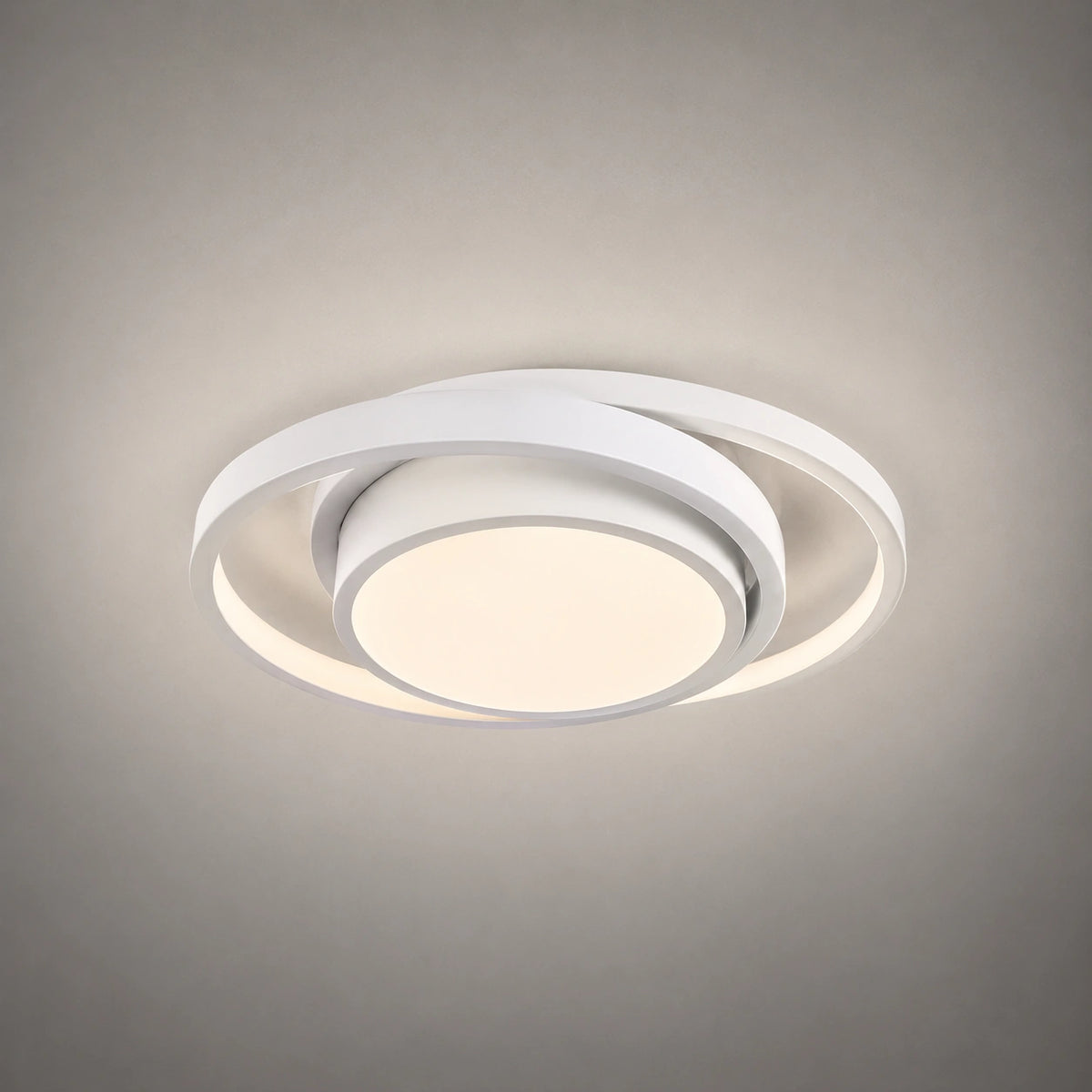 Plafonnier cuisine, salle de bain | Rond Blanc  Moderne