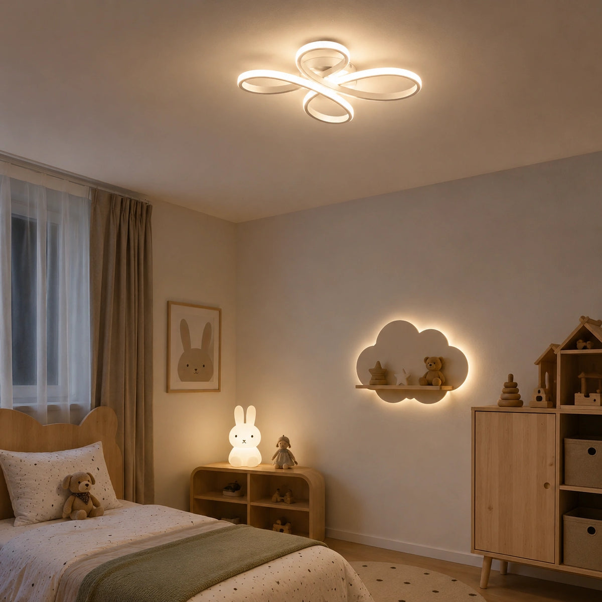 Plafonnier LED | Moderne papillons Élégant