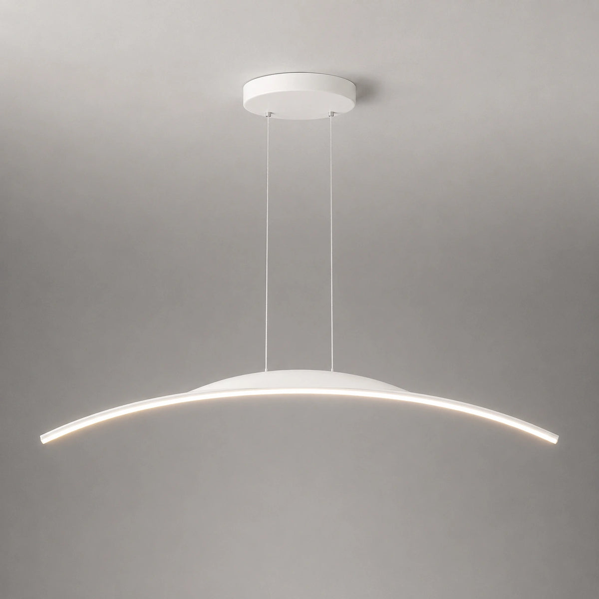 Lustre LED moderne noir –  design vague