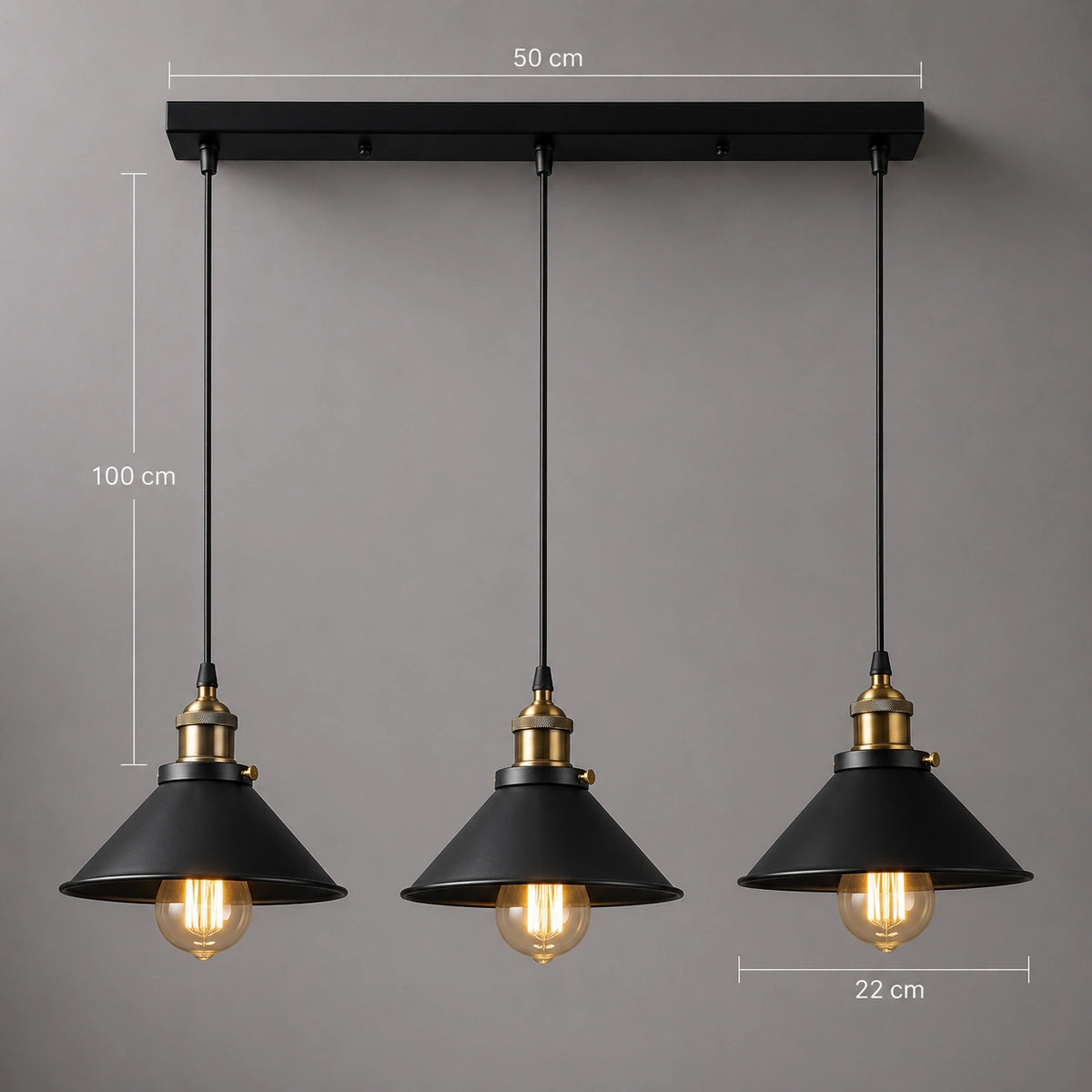 Suspension industriel – style loft