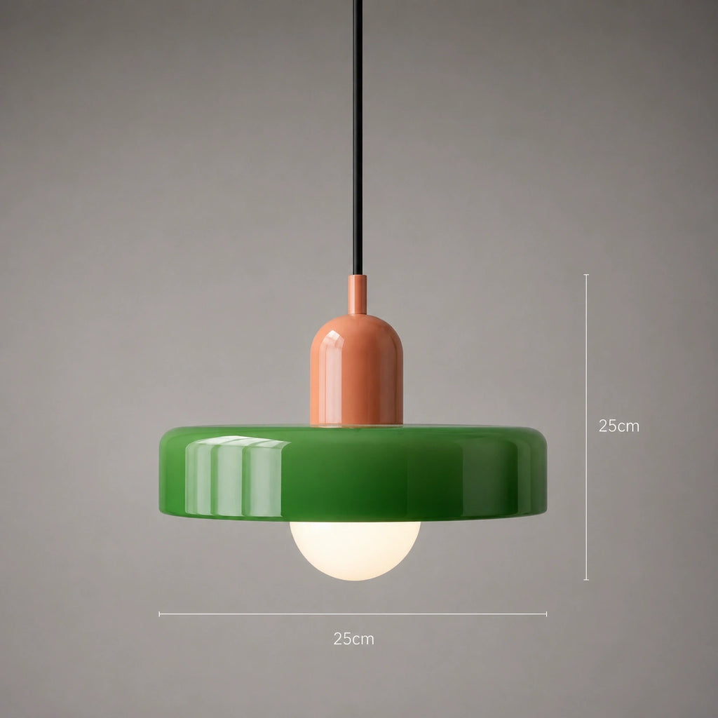 Lustre en verre coloré | Milo Design