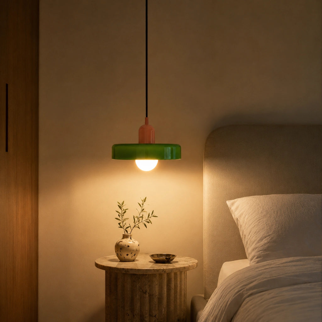Lustre en verre coloré | Milo Design