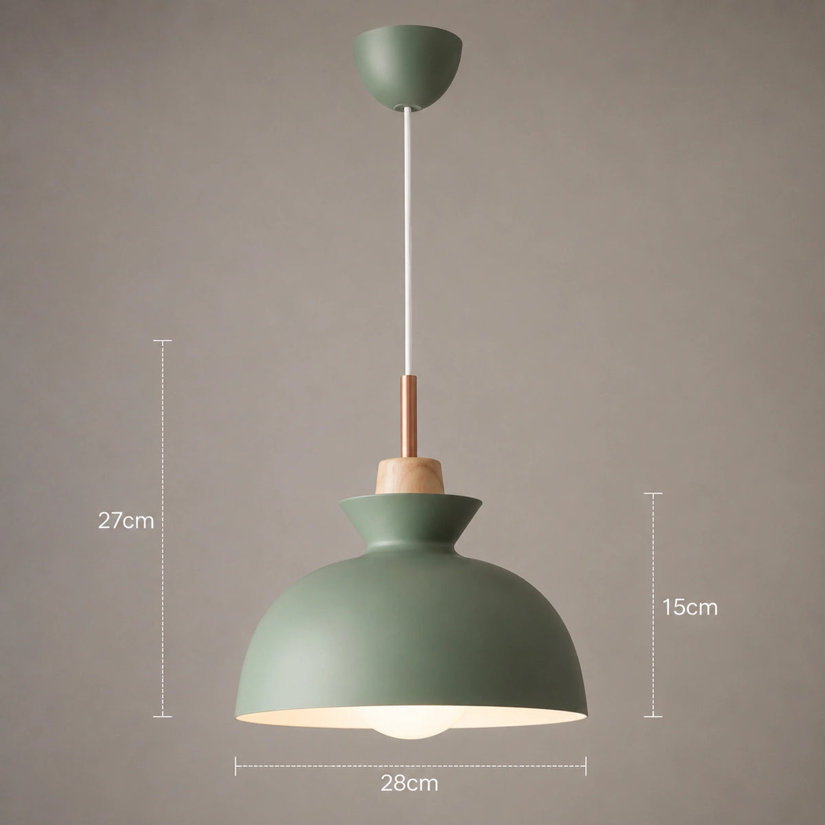 Lustre design bois naturel | volya