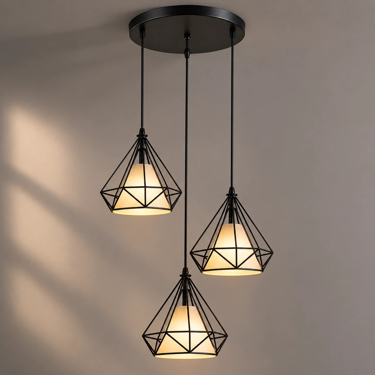 Lustre Noir industriel | Taro