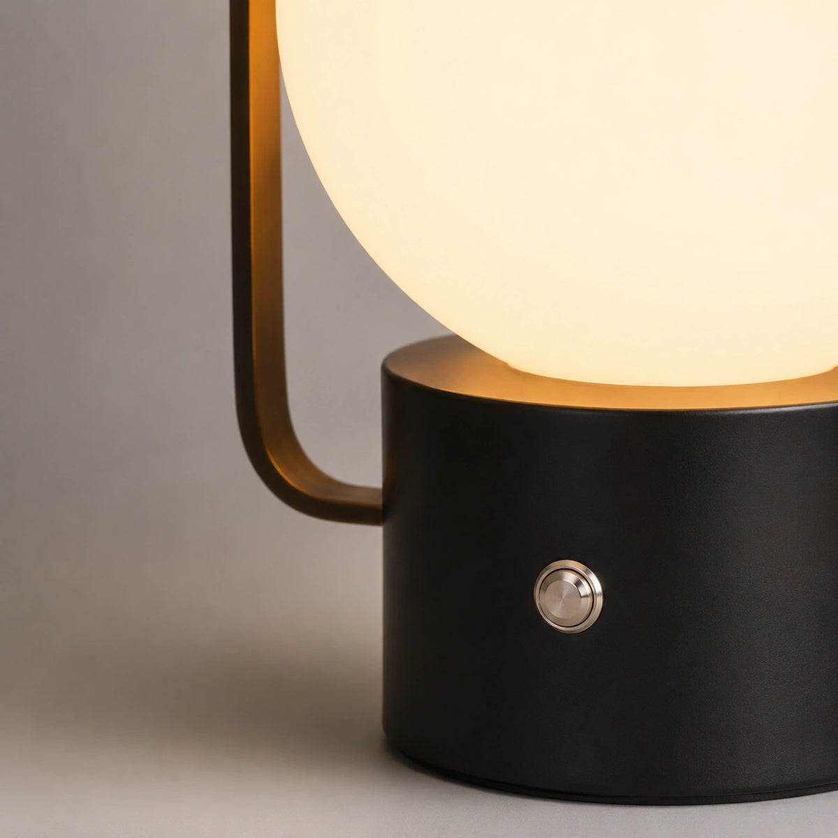 Lampe LED Rechargeable Sans Fil Noire – Éclairage Tactile Dimmable