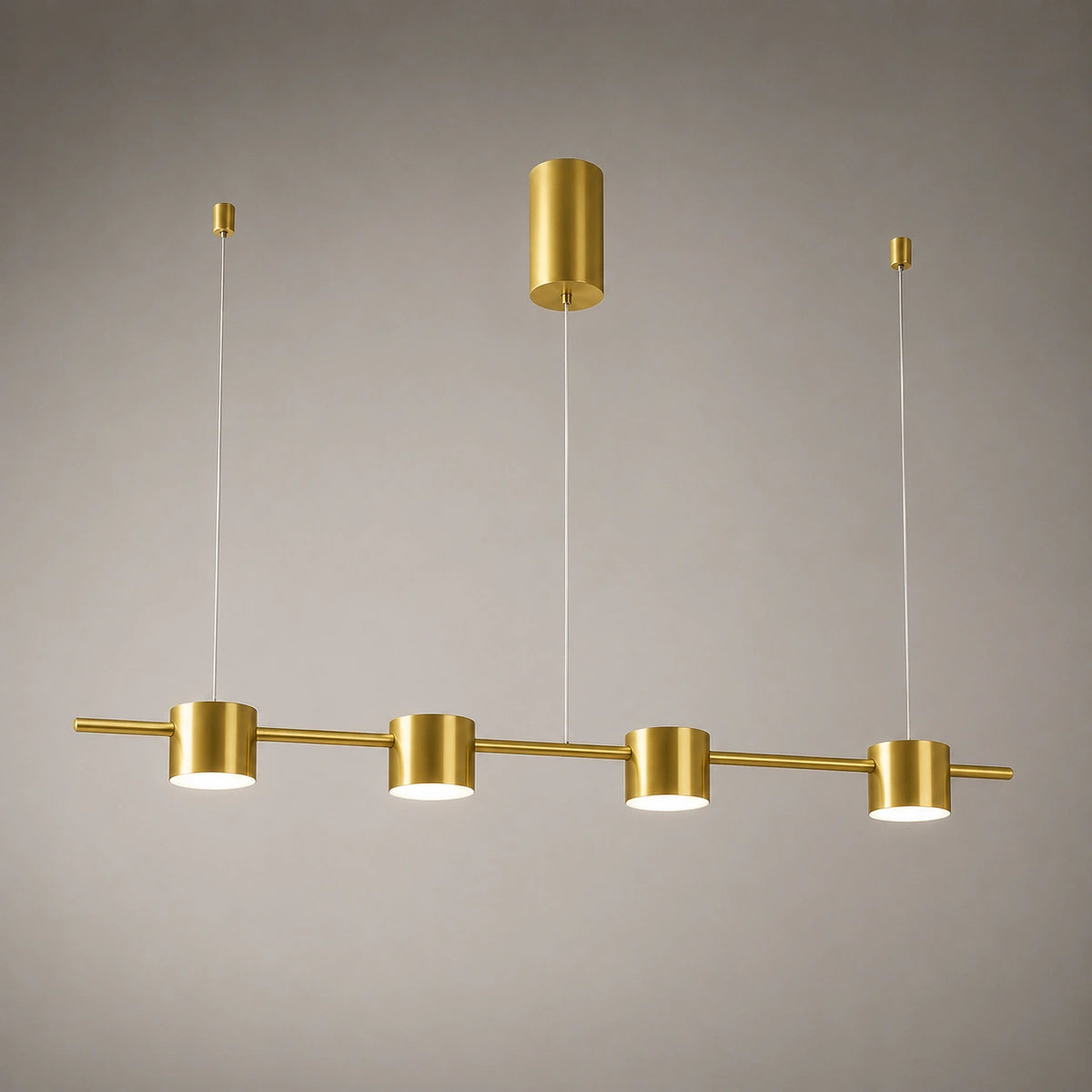 Lustre moderne - Minimaliste noir et doré
