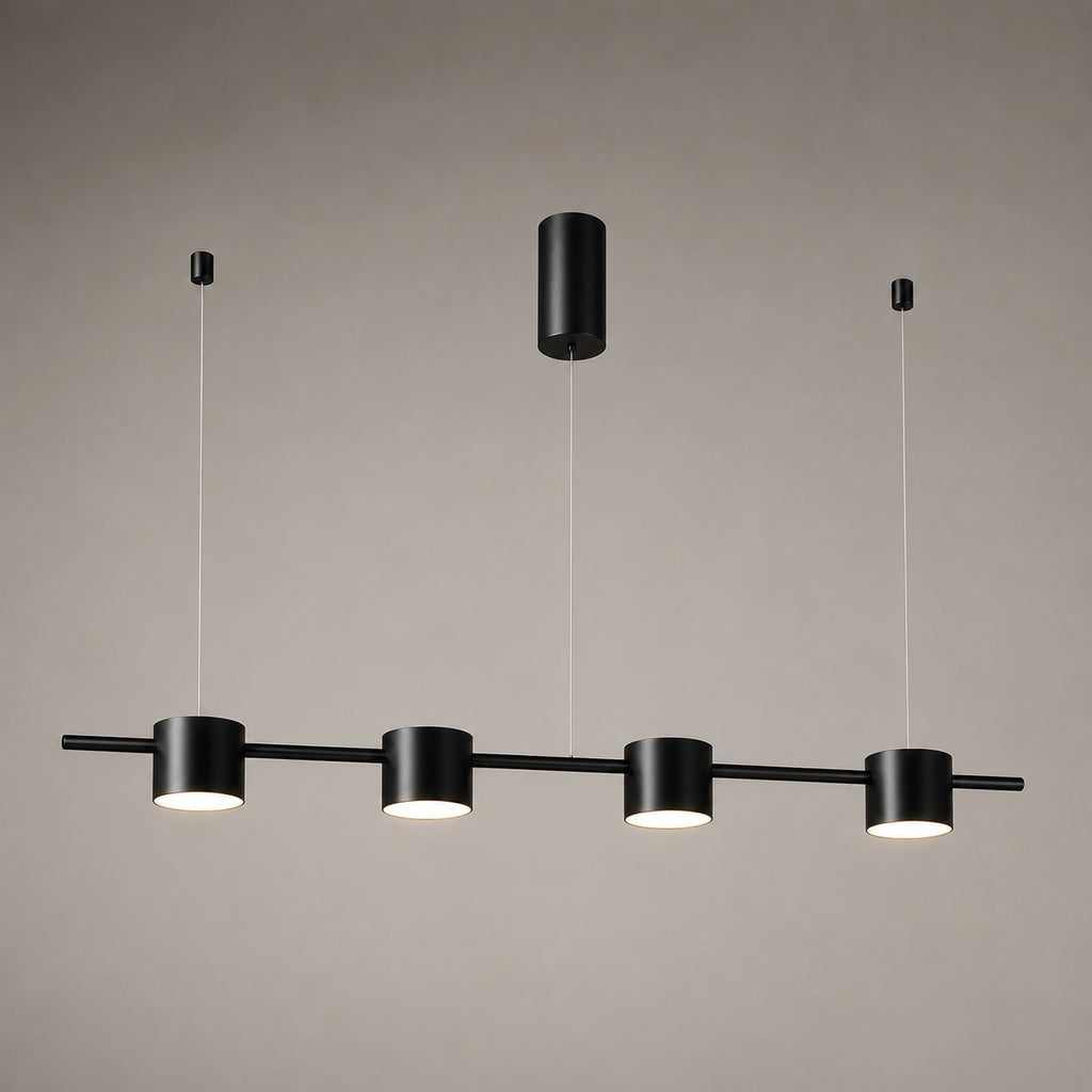 Lustre moderne - Minimaliste noir et doré