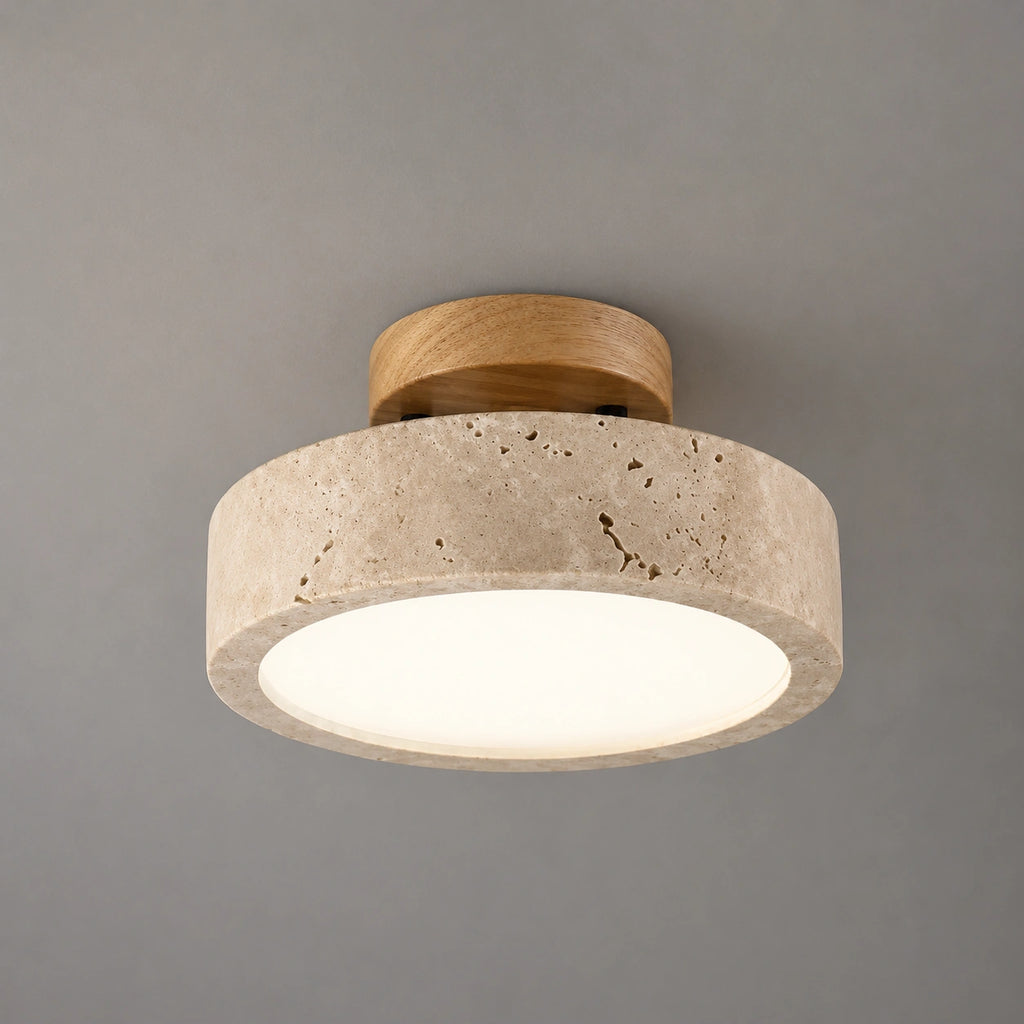 Plafonnier travertin - Originial design