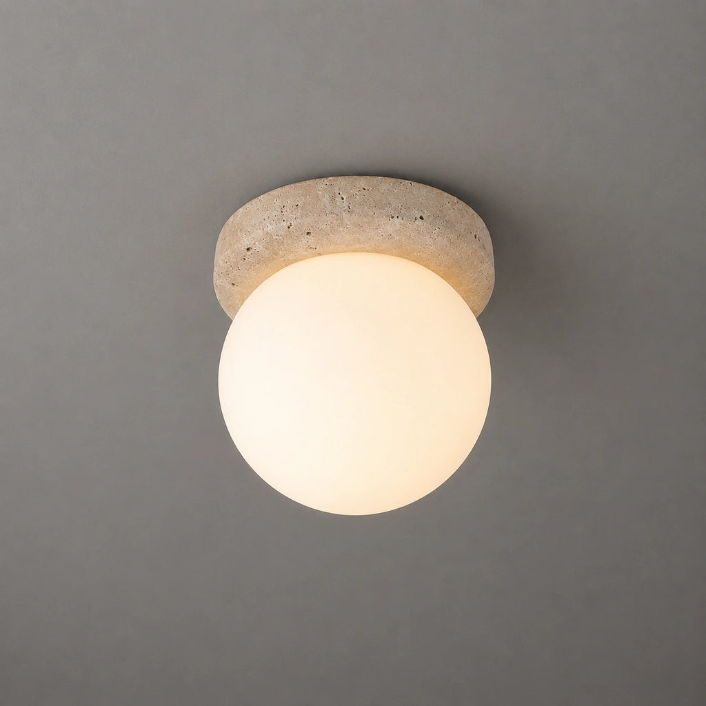 Plafonnier travertin - Originial design