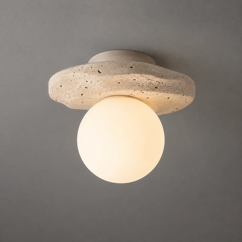 Plafonnier travertin - Originial design