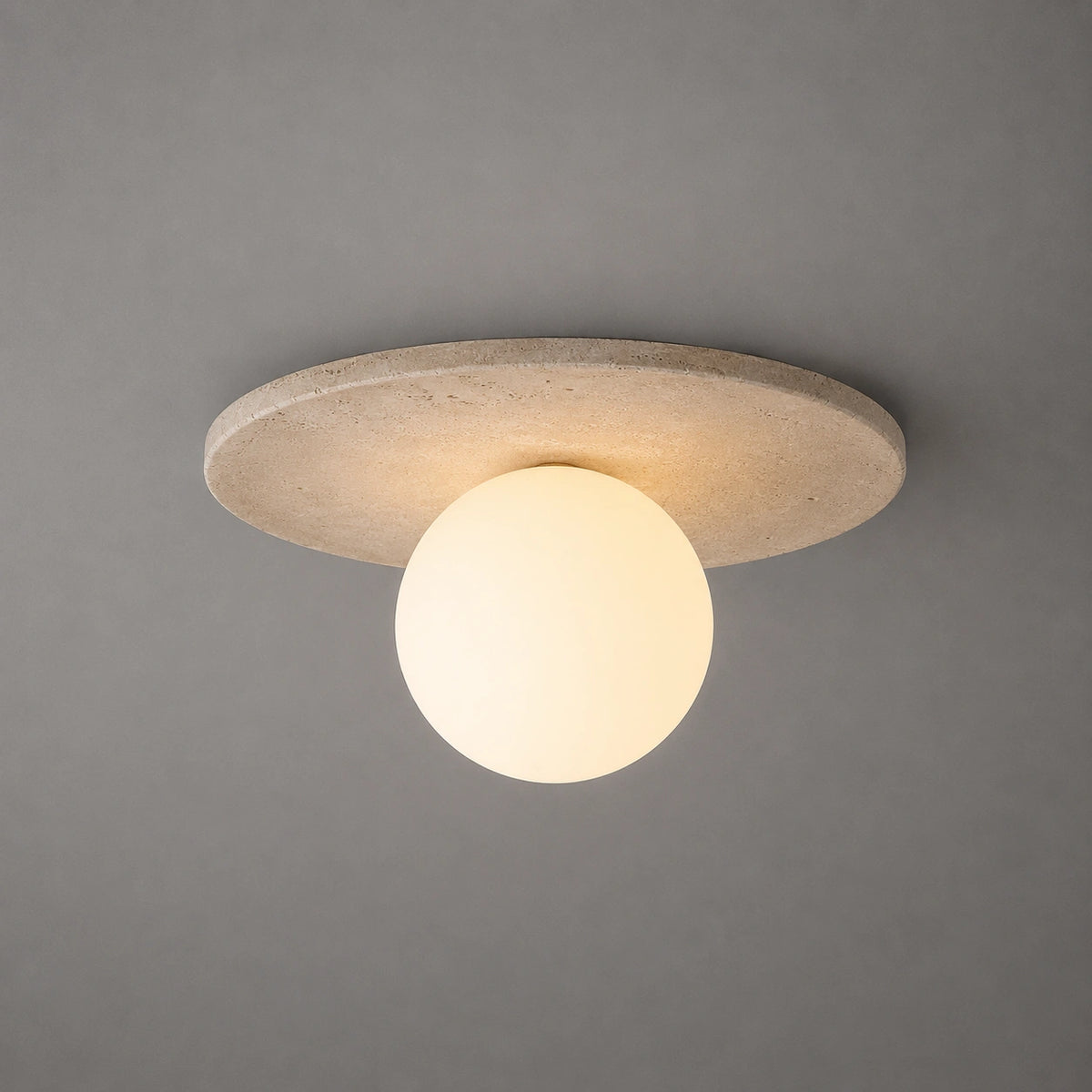 Plafonnier travertin - Originial design