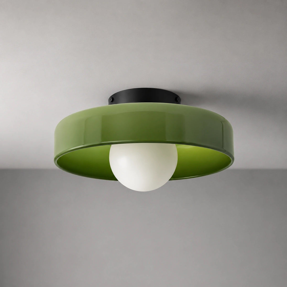 Plafonnier en verre -  Multicolore Style Vintage